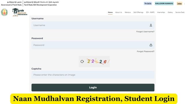 Naan Mudhalvan Registration, www.naan mudhalvan.tn.gov.in Student Login, Certificate Download